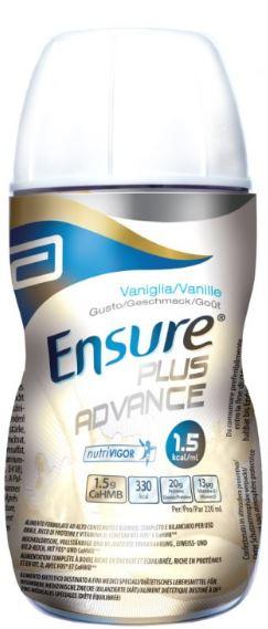 Ensure Plus Advance Supplemento Nutrizionale Iperproteico Vaniglia 4 x 220 ml