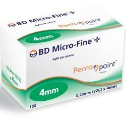 Corman Bd Microfine Ago per Penna da Insulina Pentapoint 32 g x 4 mm 100 Pezzi