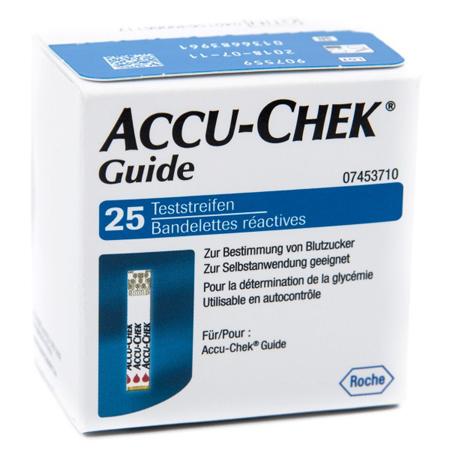 Accu-Chek Guide 25 Strisce Rilevatrici per il Controllo della Glicemia