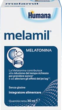 Humana Melamil Integratore Alimentare a Base di Melatonina in Gocce 30 ml