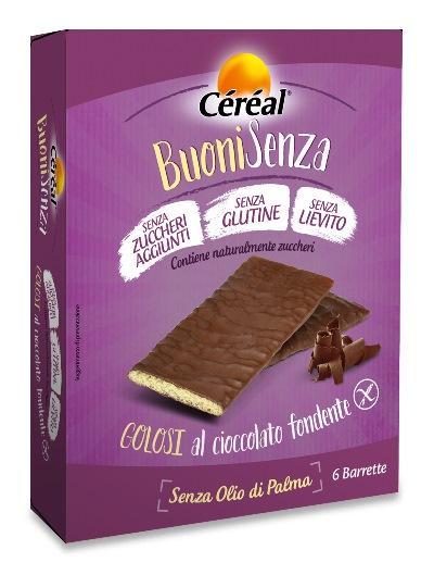 Cereal Buoni Senza Golosi Cioccolato Fondente 6 Barrette