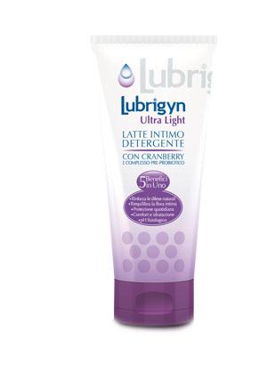 Lubrigyn Ultra Light Latte Intimo Detergente con Cranberry 5 Benefici 200 ml