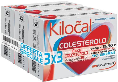 Kilocal Colesterolo Integratore Alimentare Con Estratti Vegetali 30 Compresse