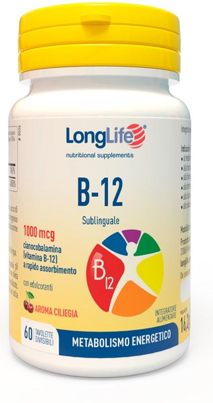 Longlife B12 1000 Mcg Integratore Alimentare 60 compresse