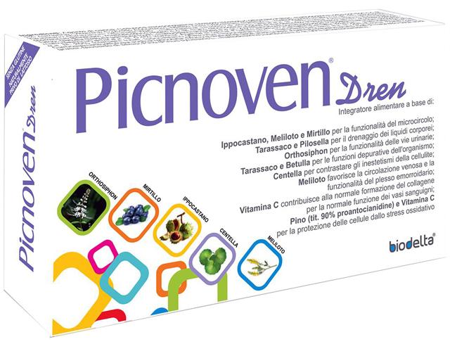 Picnoven Dren Integratore Microcircolo 100 Compresse