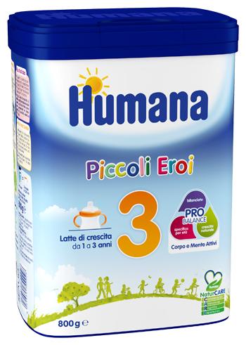 Humana 3 ProBalance Latte di Crescita da 1 a 3 Anni 800 g