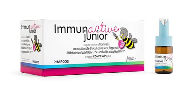 Immunactive Junior Pharcos Integratore per Bambini 21 Fiale 10 ml