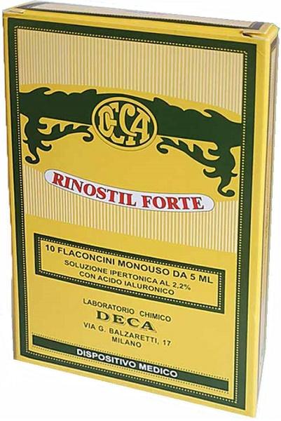 Deca Laboratorio Chimico Rinostil Forte 10 Flaconcini Monouso Da 5 Ml