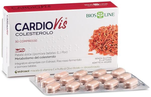 Cardiovis Colesterolo Integratore Per Il Controllo Del Colesterolo 30 Compresse