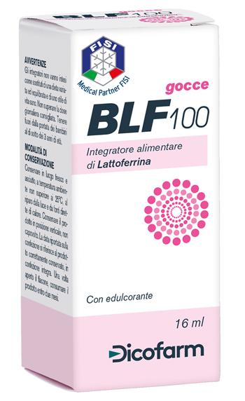 Dicofarm Blf100 Integratore di Lattoferrina per Sistema Immunitario Gocce 16 ml