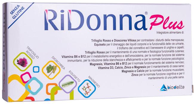 Ridonna Plus Integratore per la Menopausa 30 compresse