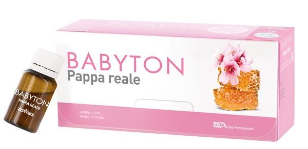 Babyton Pappa Reale Integratore per Bambini 12 Fiale da 10 ml