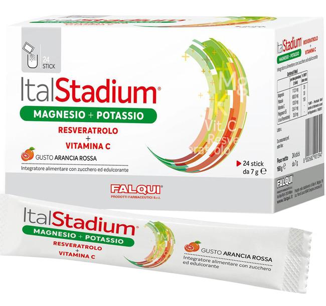 Italstadium Magnesio Potassio Vitamina C 24 Stick