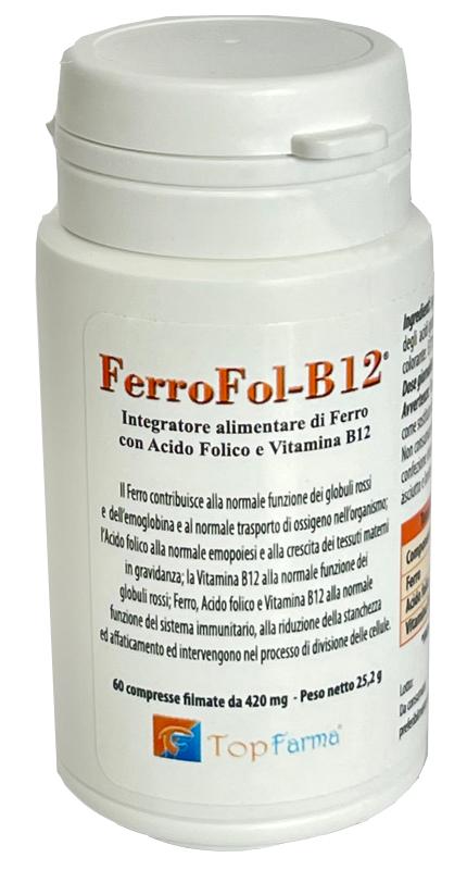 Ferrofol Integratore con Vitamina B12 60 Compresse