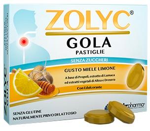 Zolyc Gola Miele/Limone 36 Pastiglie Senza Zucchero