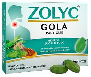 Zolyc Gola Pastiglie Mentolo/Eucalipto 36 Pezzi