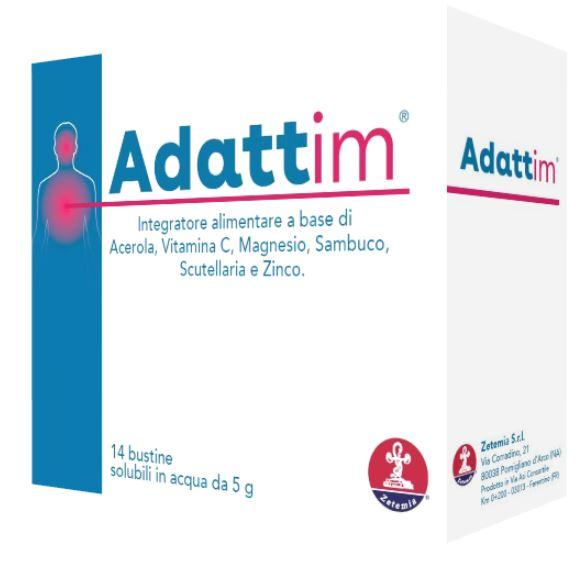 Adattim Integratore con Vitamina C, Magnesio e Zinco 14 bustine
