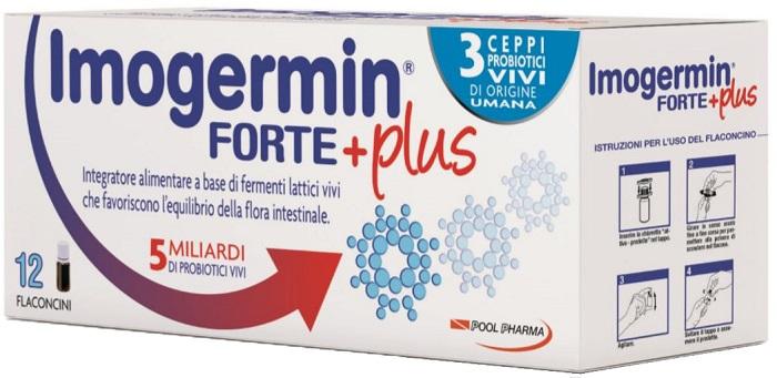 Imogermin Forte Plus Integratore per la Flora Intestinale 12 flaconcini