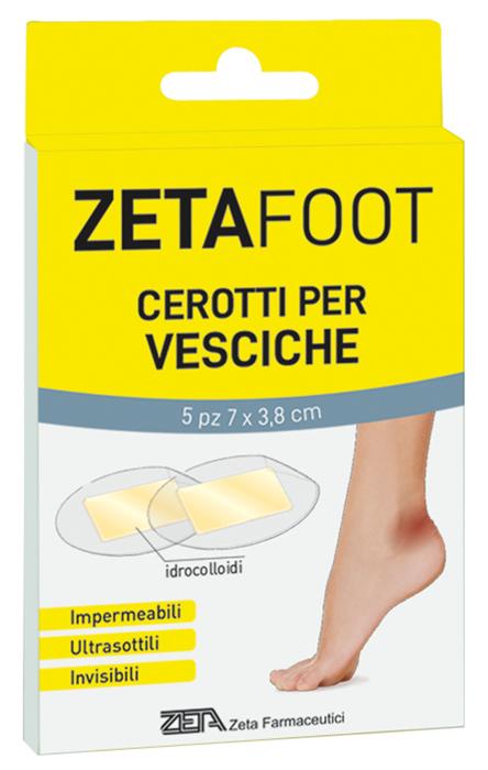 Zeta Foot Cerotto Idrocolloidale Vesciche Spray 5 Pezzi