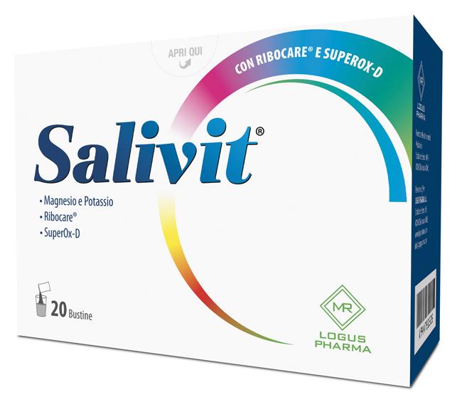 Salivit Integratore Magnesio e Potassio per Stanchezza e Affaticamento 20bustine