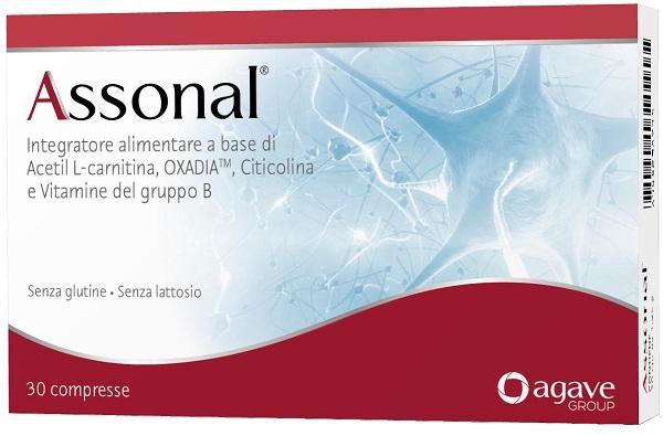 Assonal Integratore per Memoria e Concentrazione 30 Compresse
