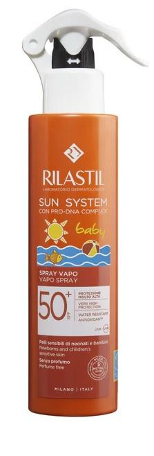 Rilastil Sun System Baby SPF50+ Spray Solare Emulsione Corpo per Bambini 200 ml
