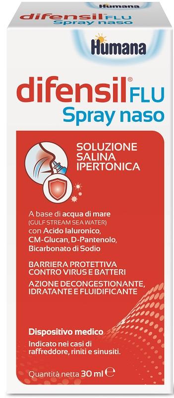 Difensil Flu Spray Naso Soluzione Salina Ipertonica 30 ml