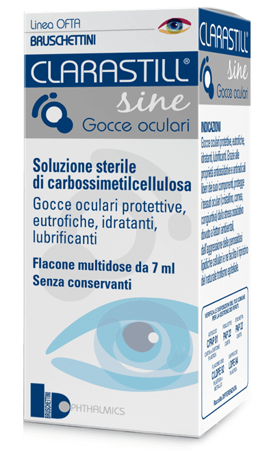 Clarastill Sine Gocce Oculari 7 ml Sollievo e Idratazione Occhi Secchi