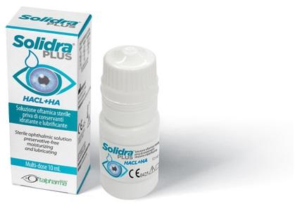 Solidra Plus Gocce Oculari da 10 ml per Protezione e Comfort degli Occhi