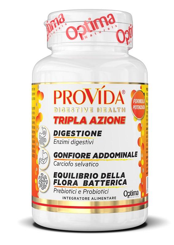 Optima Provida Tripla Azione Enzimi Vegetali Integratore Digestivo 60 Capsule