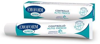 Emoform Dentifricio Alifresh per il Controllo dell'Alito Fresco Gusto Menta 75 m