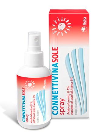 Fidia Connettivina Sole Spray per Scottature, Eritemi e Arrossamenti 50 ml