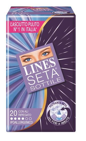 Lines Seta Assorbenti Sottili Con Ali 20 Pezzi