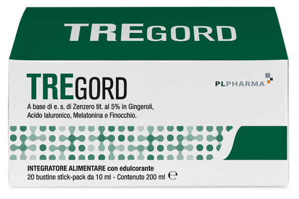 Tregord Integratore per i Sintomi da Reflusso Gastroesofageo 20 stick pack