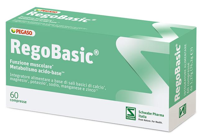 Pegaso Linea Alcalinizzante RegoBasic Integratore Alimentare 60 Compresse