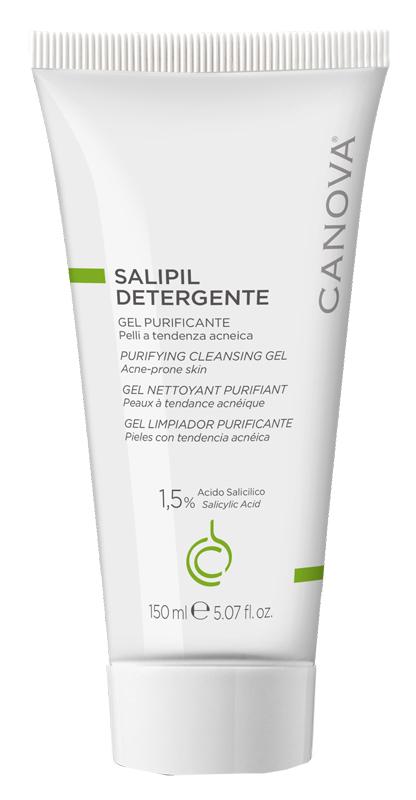 Canova Salipil Detergente Purificante per Pelle a tendenza Acneica 150 ml