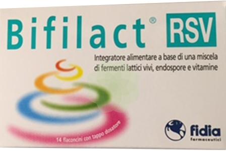 Fidia Bifilact RSV Integratore Alimentare di Fermenti Lattici Vivi 14 Flaconcini