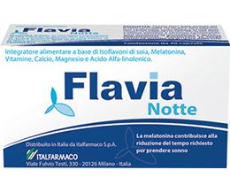 Flavia Notte Integratore di Melatonina per Donne in Menopausa 30 Capsule
