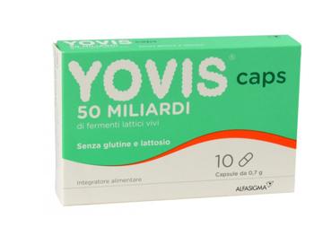 Yovis 50 Miliardi Integratore Alimentare di Fermenti Lattici 10 Capsule da 0,7 g