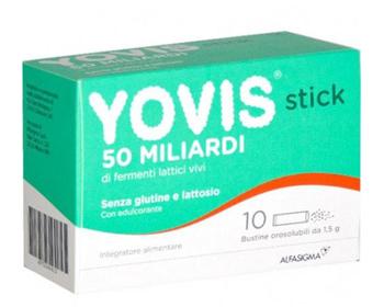 Yovis 50 miliardi Integratore di Fermenti Lattici 10 Stick Orosolubili da 1,5g