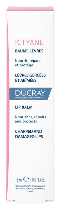 Ducray Ictyane Balsamo Labbra Nutriente Riparatore Labbra Secche Screpolate 15ml