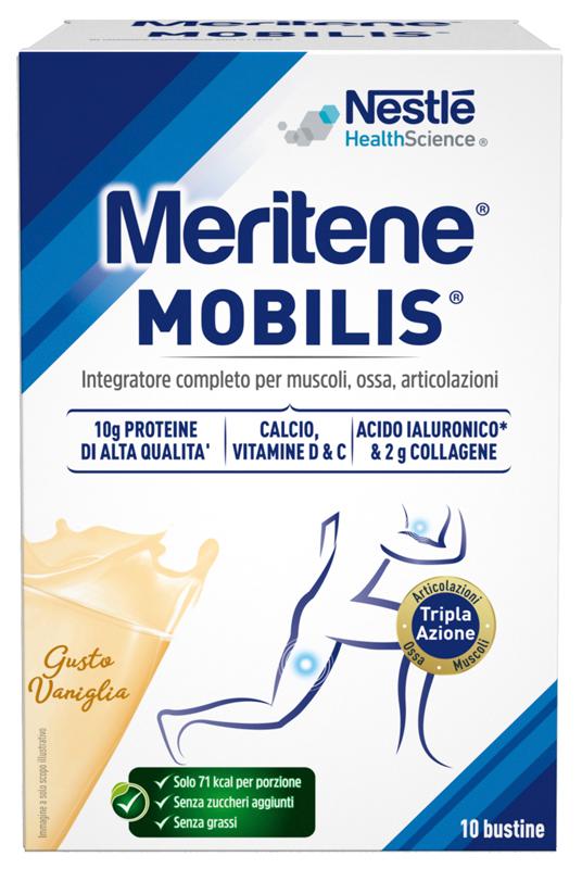 Nestlé Meritene Mobilis Integratore Alimentare Vaniglia 10 Buste