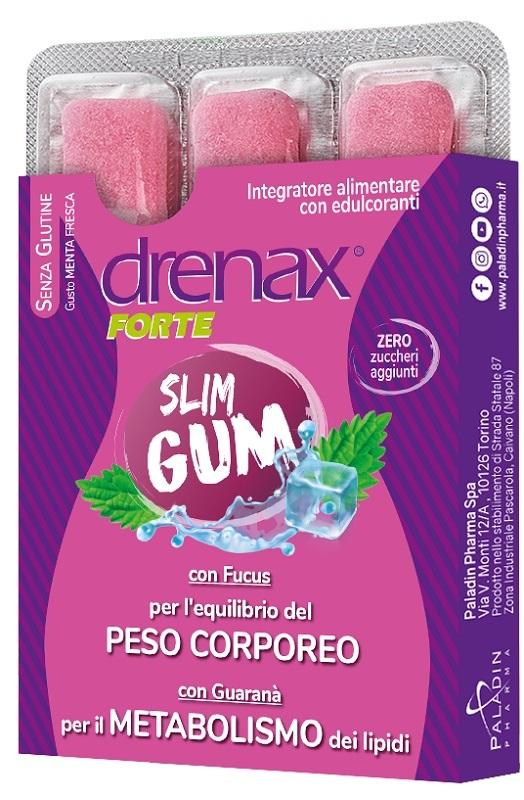 Drenax Slim Dimagrante Integratore per Controllo del Peso 9 Gum