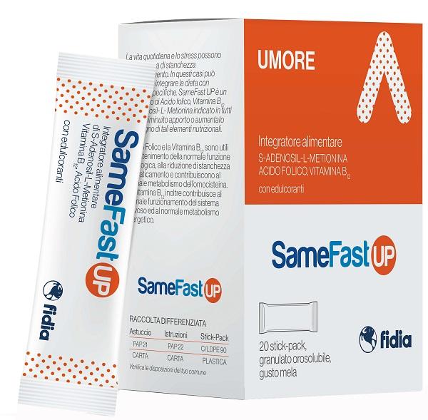 Fidia SameFast Up Complex Integratore  Gusto Mela 20 Bustine Orosolubili