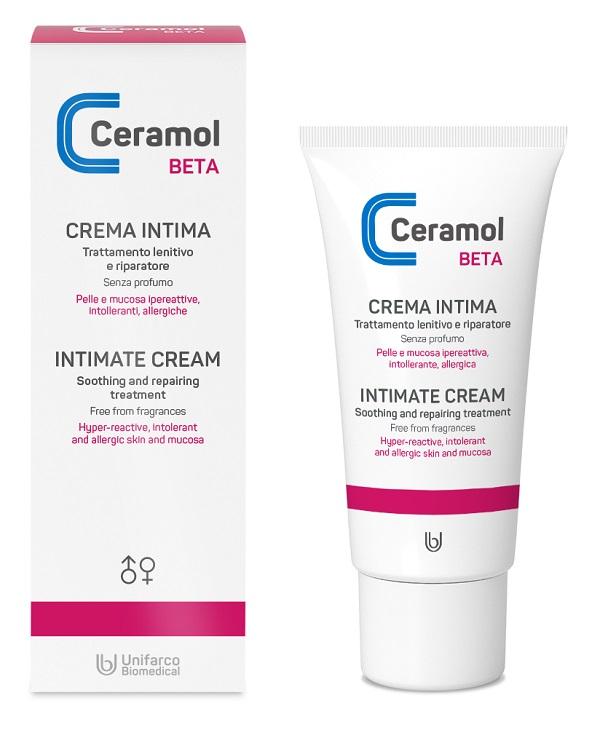 Ceramol Beta Crema Intima con Azione Lenitiva Riparatrice e Riequilibrante 50 ml
