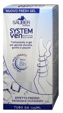 Sauber System Ven Trattamento in Gel per Gambe Gonfie e Pesanti 125 ml