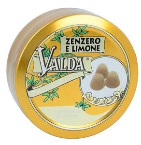 Valda Zenzero e Limone Con Zucchero Pastiglie Gommose per la Gola 50g
