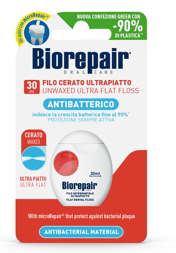 Biorepair Filo Interdentale Non Cerato Ultrapiatto