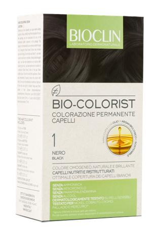 Bioclin Bio-Colorist 1 Nero Tintura Naturale Capelli