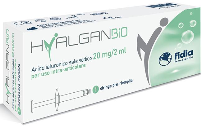 HyalganBio Siringa Intra-Articolare Acido Ialuronico 20mg 2ml
